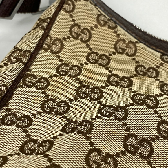 Gucci GG Pattern Shoulder Bag Diagonal Brown - Picture 3 of 6